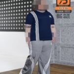 ست تیشرت شلوار دمپا گشاد آدیداس زنانه سایزبزرگ - %d8%b3%d8%b1%d9%85%d9%87-%d8%a7%db%8c