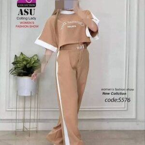 ست تیشرت شلوار زنانه ودخترانه