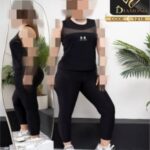 ست تیشرت شلوار ورزشی زنانه - 1218