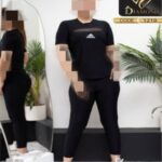 ست تیشرت شلوار ورزشی زنانه - 1219