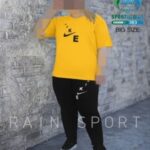 ست تیشرت شلوار ورزشی سایز بزرگ زنانه - %d8%b2%d8%b1%d8%af