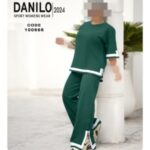 ست ورزشی تیشرت  شلوار بگ زنانه  - %d8%b3%d8%a8%d8%b2-%da%a9%d9%84%d9%87-%d8%ba%d8%a7%d8%b2%db%8c