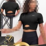 نیم تنه نیم زیپ ورزشی زنانه آستین کوتاه - %d9%85%d8%b4%da%a9%db%8c