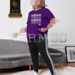 ست تیشرت شلوار ورزشی زنانه آدیداس سایزبزرگ - %d8%a8%d9%86%d9%81%d8%b4