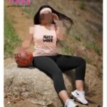 ست تاپ و لگ ورزشی زنانه سایزبزرگ باهدبند - %da%a9%d8%b1%d9%85