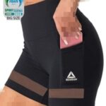 شورتک کمرپهن جیبدار ورزشی زنانه سایزبزرگ - 3908