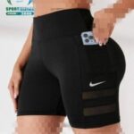 شورتک کمرپهن جیبدار ورزشی زنانه سایزبزرگ - 3866