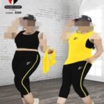 ست نیم تنه شلوار کاور ورزشی زنانه سایزبزرگ - %d8%b2%d8%b1%d8%af