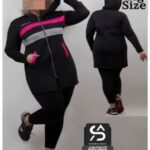 ست مانتو شلوار کلاهدار ورزشی زنانه سایزبزرگ - %d8%b3%d8%b1%d8%ae%d8%a7%d8%a8%db%8c
