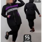 ست مانتو شلوار کلاهدار ورزشی زنانه سایزبزرگ - %d8%a8%d9%86%d9%81%d8%b4