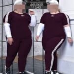 ست تیشرت شلوار ورزشی زنانه سایزبزرگ adidas - %d8%a8%d8%a7%d8%af%d9%85%d8%ac%d9%88%d9%86%db%8c