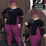 ست باشگاهی تیشرت شلوار زنانه سایزبزرگ  - %d8%a8%d9%86%d9%81%d8%b4