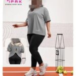 تیشرت پشت طرحدار ورزشی زنانه سایزبزرگ - %d8%b7%d9%88%d8%b3%db%8c