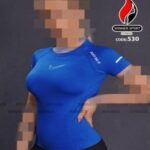 تیشرت ورشی نایک زنانه - blue