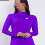 بلوز فینگردار ورزشی نایک زنانه - %d8%a8%d9%86%d9%81%d8%b4