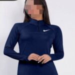 بلوز فینگردار ورزشی نایک زنانه - %d8%b3%d8%b1%d9%85%d9%87-%d8%a7%db%8c