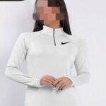 بلوز فینگردار ورزشی نایک زنانه - %d8%b3%d9%81%db%8c%d8%af
