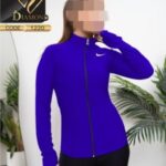 سویشرت فینگردار ورزشی دخترانه زنانه - blue