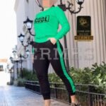 ست تیشرت شلوار جیب دار زنانه COOL  - green