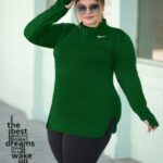 مانتونیم زیب آستین شصتی ورزشی زنانه - green