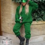 ست هودی جاگر دخترانه  - green