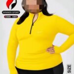 تیشرت نیم زیپ انگشتی زنانه سایزبزرگ - %d8%b2%d8%b1%d8%af
