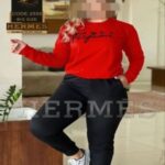 ست بلوز آستین بلند وشلوار زنانه LANCA  - red
