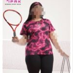 تیشرت ورزشی زنانه باهدبند سایزبزرگ - 4