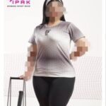 تیشرت ورزشی زنانه باهدبند سایزبزرگ - 2