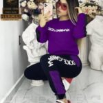 ست بلوز شلوار آستین بلند D&G - %d8%a8%d9%86%d9%81%d8%b4