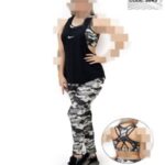 ست نیمتنه کاور لگ ورزشی زنانه - 4