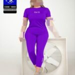 ست تیشرت و شلوار ورزشی دخترانه زنانه - %d8%a8%d9%86%d9%81%d8%b4