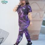 ست تیشرت شلوار ورزشی دخترانه زنانه سایزبزرگ - 5
