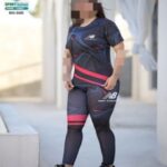 ست تیشرت شلوار ورزشی دخترانه زنانه سایزبزرگ - 4