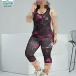 ست تاپ شلوارک ورزشی دخترانه زنانه سایزبزرگ   - 7