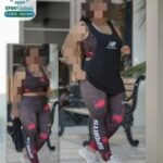 ست نیم تنه لگ و کاور ورزشی زنانه سایز بزرگ - 2