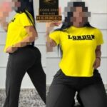 ست بلوز شلوار بگ جیب دار ورزشی زنانه - %d8%b2%d8%b1%d8%af