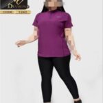 ست تیشرت مغزی خور و شلوار کمر گنی سایزبزرگ زنانه - %d8%a8%d9%86%d9%81%d8%b4