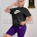 ست تیشرت شلوارک ورزشی زنانه سایزبزرگ - %d8%a8%d9%86%d9%81%d8%b4