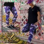ست ورزشی تیشرت یقه هفت و شلوار کمرگنی زنانه - 2