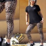ست ورزشی تیشرت یقه هفت و شلوار کمرگنی زنانه - 5