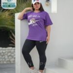 ست تیشرت شلوار ورزشی زنانه سایز بزرگ - %d8%a8%d9%86%d9%81%d8%b4