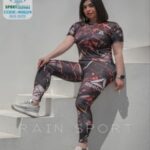 ست کراپ شلوار ورزشی زنانه سایز بزرگ - 1