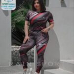 ست کراپ شلوار ورزشی زنانه سایز بزرگ - 6