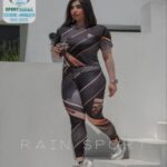 ست کراپ شلوار ورزشی زنانه سایز بزرگ - 7