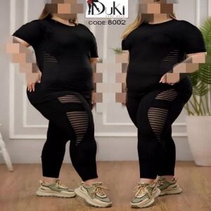 ست تیشرت شلوار ورزشی زنانه سایزبزرگ
