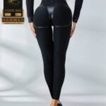 لگ کمر پهن پشت چرمی دوخت فلت زنانه ورزشی - 2xl