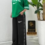 ست تیشرت شلوار نایک ورزشی زنانه NIKE - green
