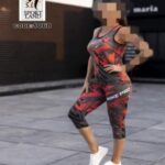 ست تاپ شلوارک ورزشی زنانه - 2