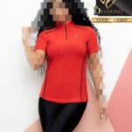 تیشرت نیم زیپ مغزی خور NIKE ورزشی زنانه - red